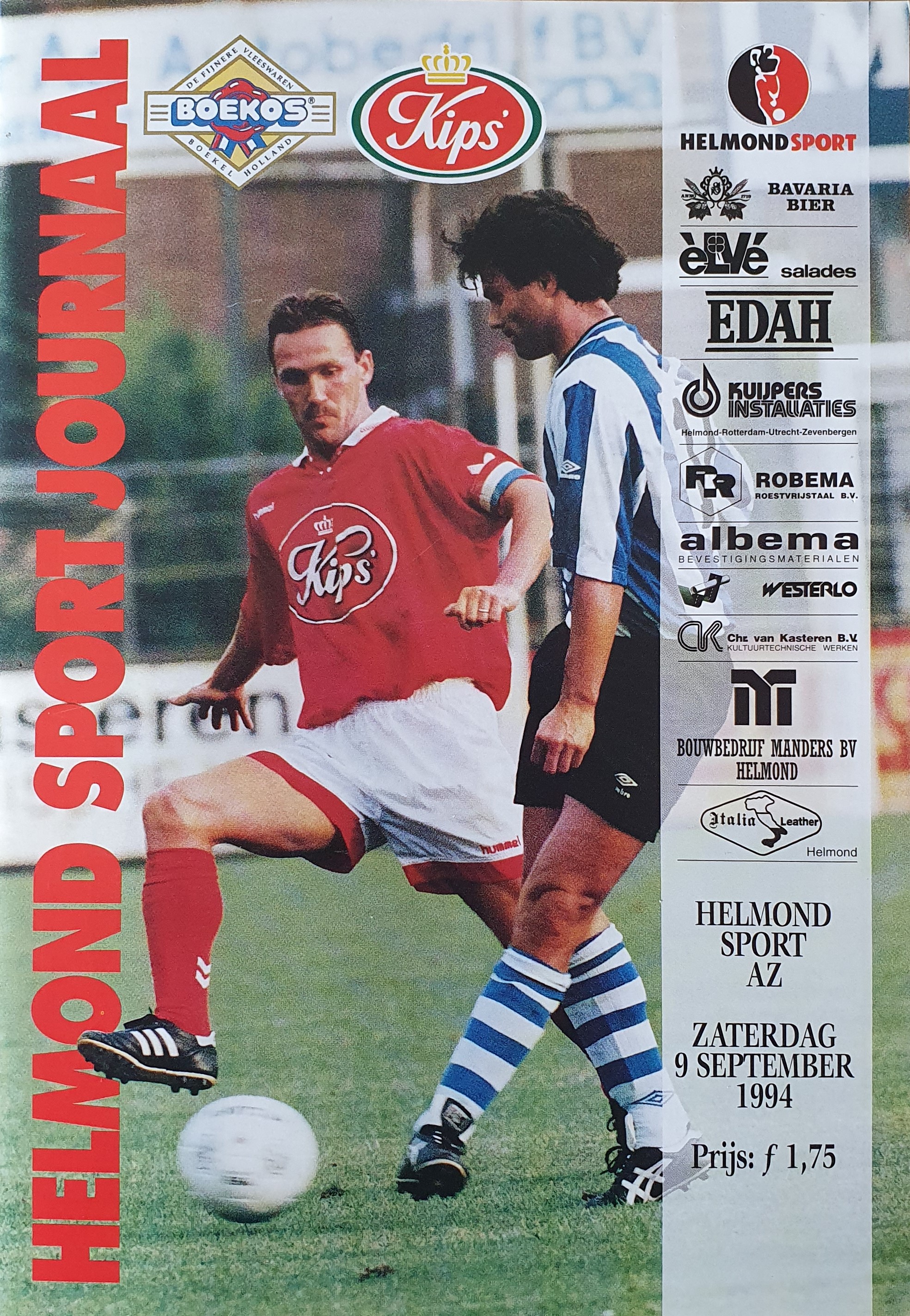 AZ Programma 9-sep-1994 Helmond Sport uit